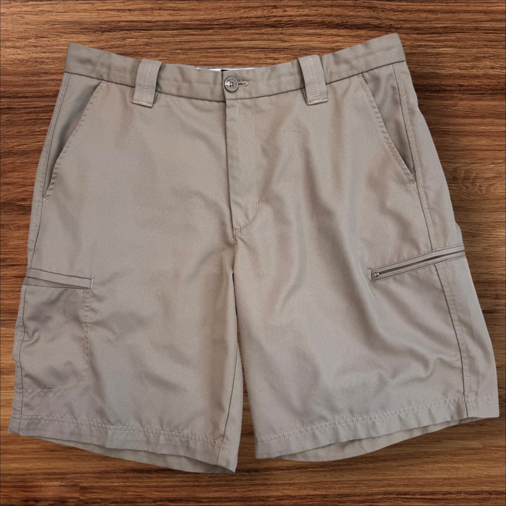 David Taylor PRO Golf Shorts Mens 36 Cargo Beige Tan‎ Utility Outdoor Casual